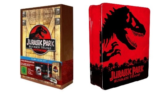 JURASSIC PARK - CAJA MADERA ALEMANA VS CAJA ROJA UK: DUELO DE EDICIONES