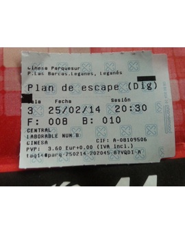 PLAN DE ESCAPE ENTRADA