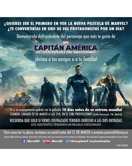 CAPITAN AMERICA 2: Preestreno el 22 de Marzo, aunque tienes que ir disfrazado