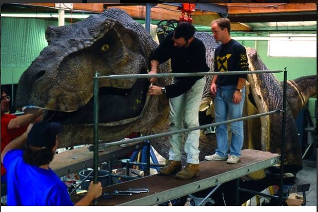 Y aqui trayendonos de nuevo a la vida al rex para JURASSIC WORLD
