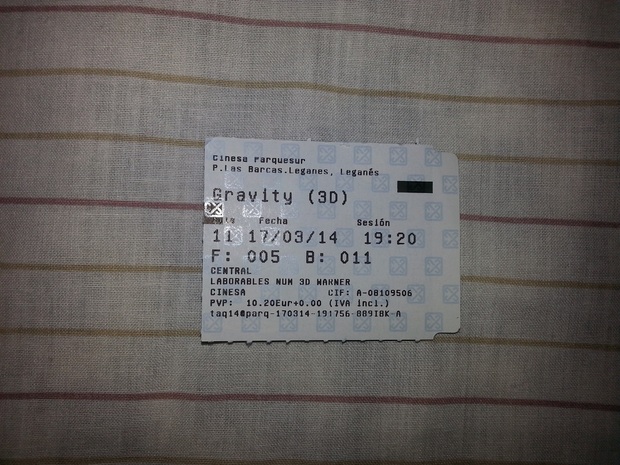 MI entrada de Gravity