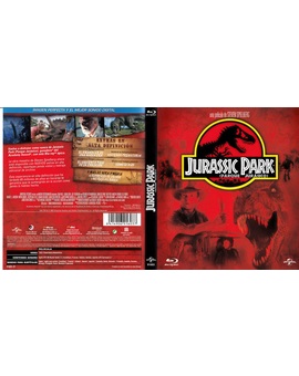 JURASSIC PARK: PORTADA BLU RAY