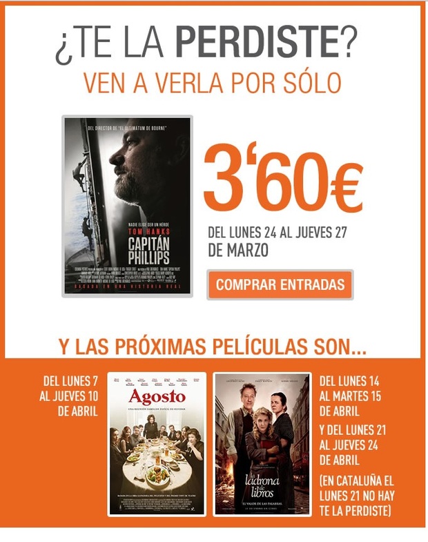 PROXIMAS OFERTAS CINESA