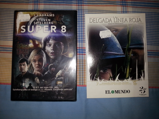 SUPER 8 Y LA DELGADA LINEA ROJA: MI COMPRA DE HOY POR 2 EUROS TODO