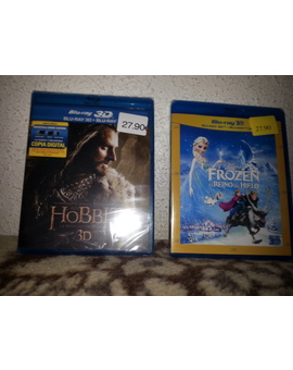 MIS COMPRAS: EL HOBBIT LA DESOLACION DE SMAUG 3D + FROZEN 3D