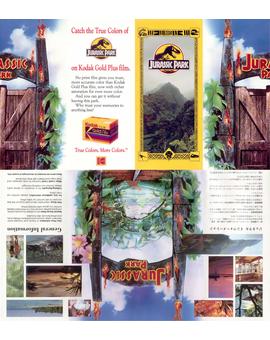 JURASSIC PARK: FOLLETO PARQUE PARA IMPRIMIR 1/2