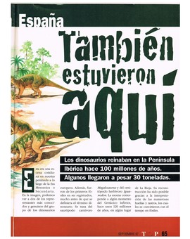 EL MUNDO PERDIDO JURASSIC PARK REPORTAJE REVISTA TOP DISNEY SEPTIEMBRE 1997 7/9