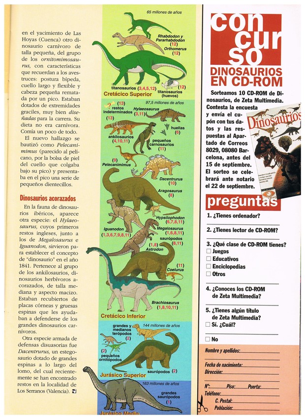 EL MUNDO PERDIDO JURASSIC PARK REPORTAJE REVISTA TOP DISNEY SEPTIEMBRE 1997 9/9