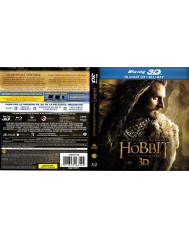 El Hobbit La Desolación De Smaug: Caratula Bluray 3D