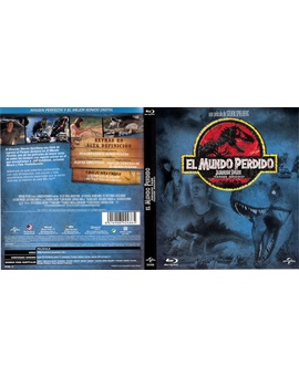 El Mundo Perdido Jurassic Park: Caratula Bluray