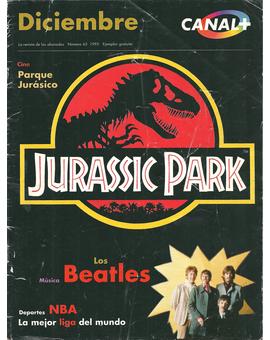 Jurassic Park. Revista Canal + Año 1995 1/5
