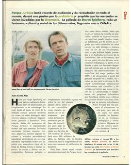 Jurassic Park. Revista Canal + Año 1995 3/5