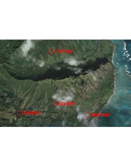 Jurassic World: Aquí teneís un mapa de Kauai de los lugares dónde se esta rodando la peli 