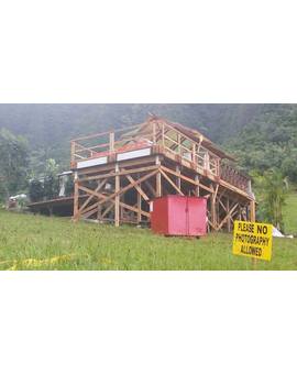 Otro de los decorados de Jurassic World