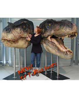 Cabeza Rex Jurassic Park