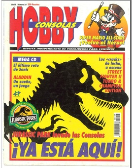 Revista Jurassic Park Hobby Consolas número 25