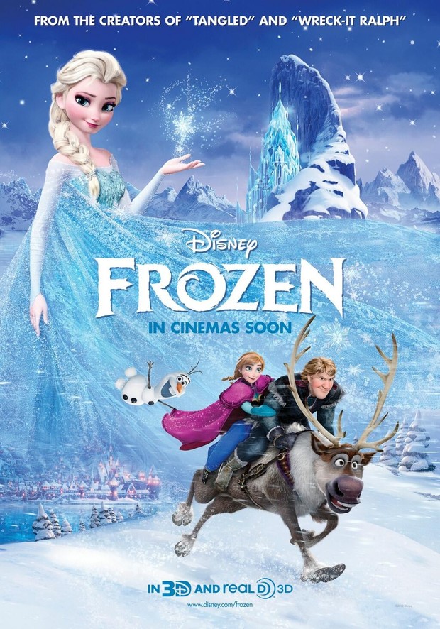 Frozen: Posiblemente la mejor pelicula de animación que he visto en años. Mi nota un 10 sobre 10. Excelente y magnifica