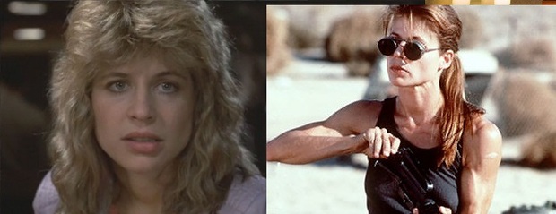 Terminator saga: Sarah Connor ¿A cual de las dos prefieres, la de la primera parte o la de la segunda?