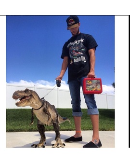 Camino del rodaje de Jurassic World