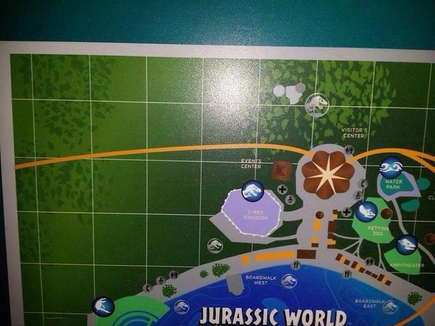 ¡¡¡EL MAPA DE JURASSIC WORLD!!!