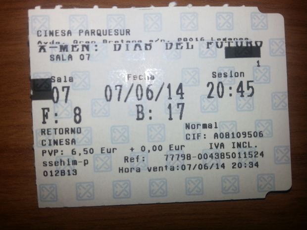 Mi entrada de X MEN DIAS DEL FUTURO PASADO (Critica Contiene spoilers)