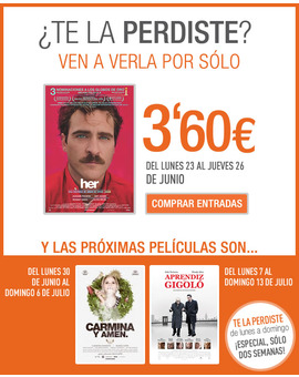Proximas ofertas cinesa