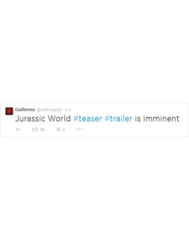 Teaser trailer inminente de Jurassic world 