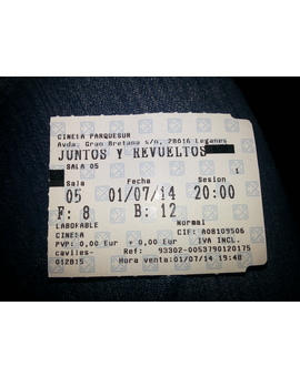 Mi entrada de Juntos y Revueltos