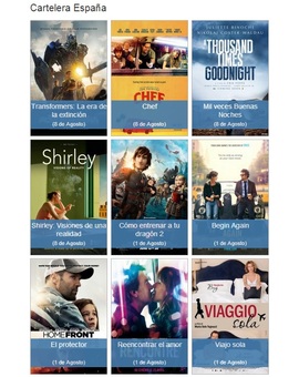 El Estreno de la semana (Del 8 al 15 de Agosto)