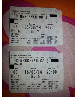 Los Mercenarios 3: Mi critica y mi Entrada
