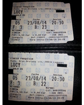 Mi critica y mi entrada de Lucy