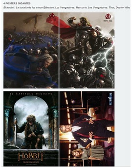 Posters revista Accion Cine Mes Septiembre