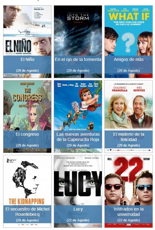 El Estreno de la semana (Del 29 de Agosto al 05 de Septiembre)