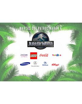 Fotografía con todas las marcas que promocionaran #JurassicWorld en sus productos 