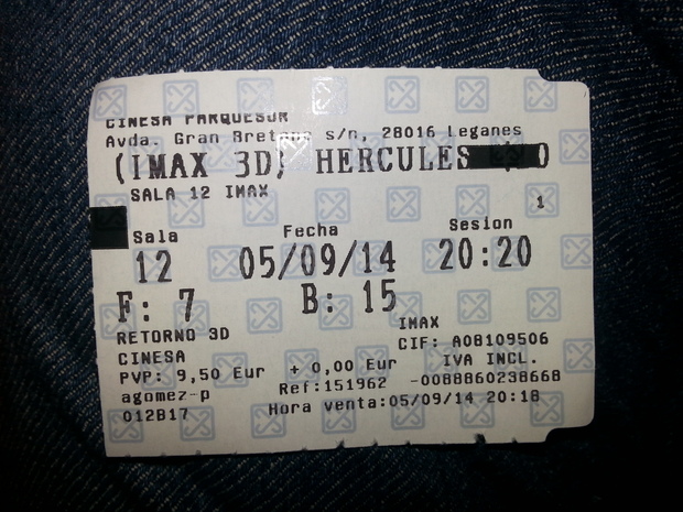 Mi critica de HERCULES y mi entrada