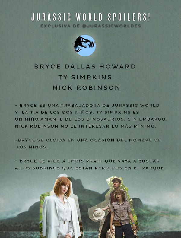 JURASSIC WORLD: Noticias, noticias, noticias y mas noticias (Cuidado spoilers)