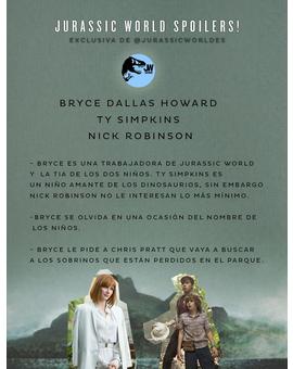 JURASSIC WORLD: Noticias, noticias, noticias y mas noticias (Cuidado spoilers)