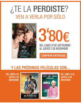 Proximas ofertas Cinesa a 3.80 Euros
