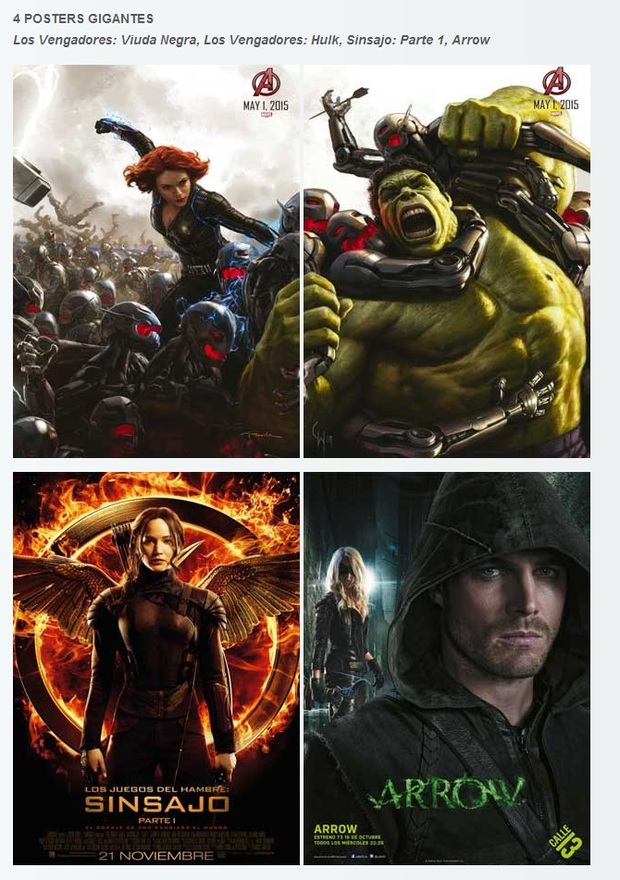 Posters Accion Cine mes de Octubre