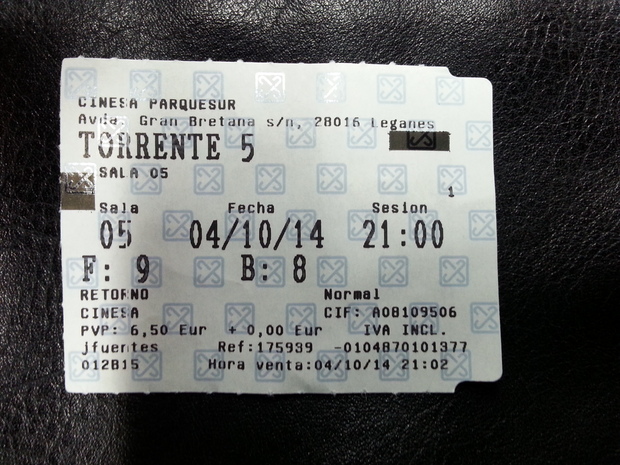 Torrente 5: Mi critica y Mi Entrada