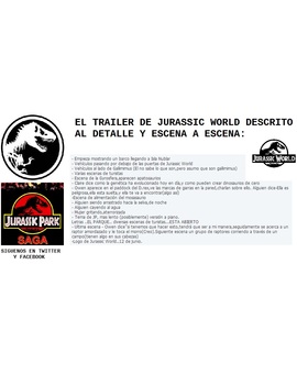 Descripción del trailer de Jurassic World detalle a detalle y escena a escena
