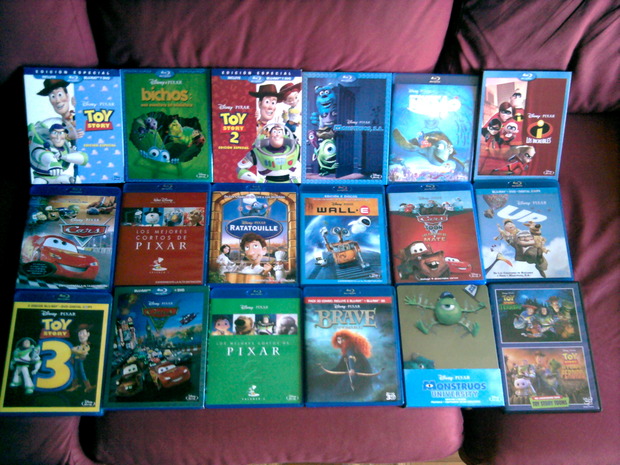 Colección PIXAR (a 25/07/2015)