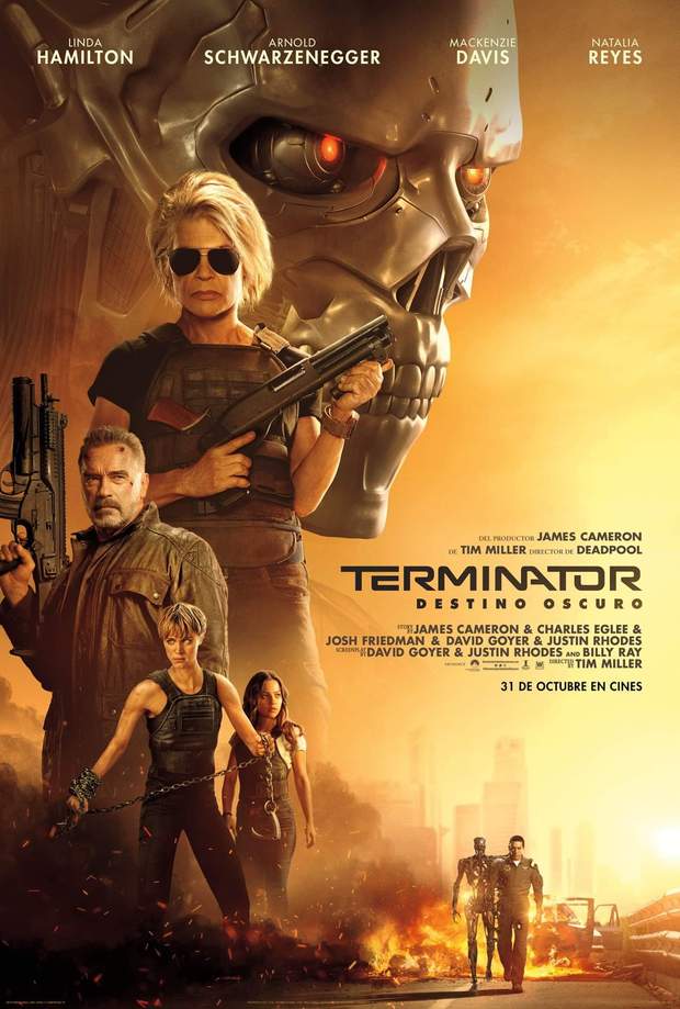 Póster español de Terminator Destino oscuro