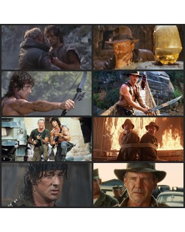 Rambo e Indy, dos iconos irrepetibles