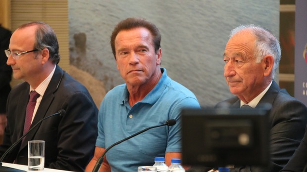 VIDEO CON LA INTERVENCIÓN COMPLETA DE ARNOLD SCHWARZENEGGER EN LOS DOS ACTOS DE ALMERÍA 