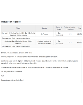 Sinvergüenzas es quedarse cortos. Acabo de anular todo lo que tenía de Zavvi y que les compre su madre