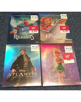Al final pateando Fnac y Corte Inglés hice el pleno de BR Disney con fundas ^_^