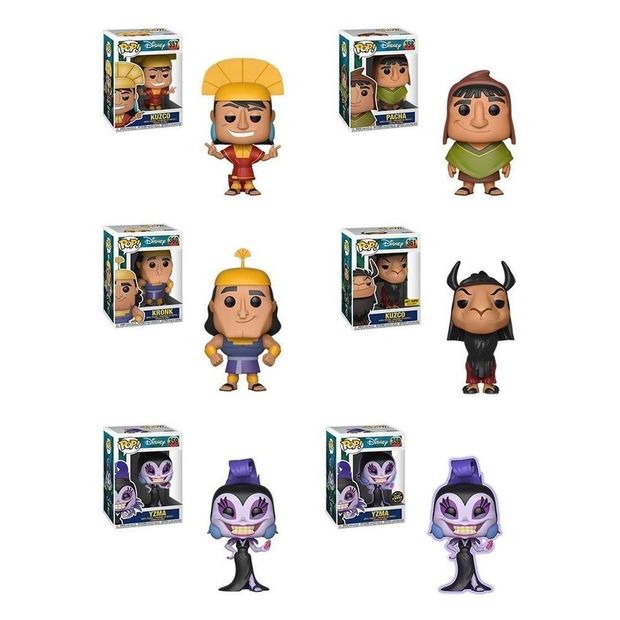 Anunciados oficialmente ahora mismo los Glamshot de los Funkos del Emperador y sus Locuras
