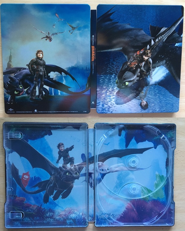 Steelbook Cómo Entrenar a tu Dragón 3 (Exclusivo Zavvi)