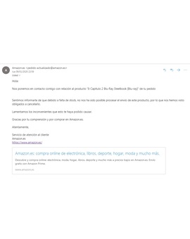 No vuelvo a reservar en Amazon